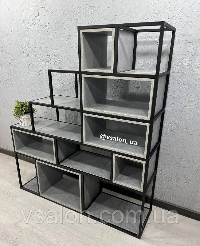 Двосторонній стелаж перегородка V660