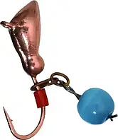 Мормишка вольфрамова Fishing ROI Муха з вушком і підвіскою 2.5mm 0,36gr E43