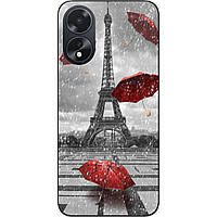 Оригинальный силиконовый чехол Case для Oppo A18 с картинкой Париж