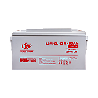 Аккумулятор гелевый LPM-GL 12V - 65 Ah L2