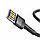 Кабель Baseus Cafule Cable（Special Edition）USB For iP 1m Grey+Black, фото 4