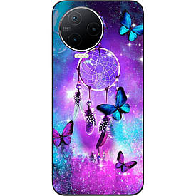 Чохол силіконовий Case для Infinix Note 12 2023 (X676C) з картинкою Метелики й оберег