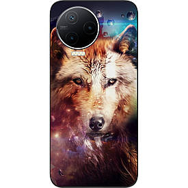 Чохол силіконовий Case для Infinix Note 12 2023 (X676C) з картинкою Космічний вовк
