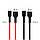 Кабель HOCO U31 USB to Type-C 2.4A, 1m, nylon, TPE connectors, Black, фото 3