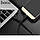 Кабель HOCO U31 USB to Type-C 2.4A, 1m, nylon, TPE connectors, Black, фото 4