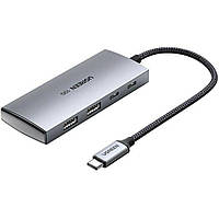 Хаб UGREEN CM480 USB-C to 2× USB 3.2+2×USB-C Adapter 10G (UGR-30758)