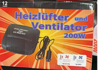 CAR HEATER 12 V 200 W Автомобільний нагрівач