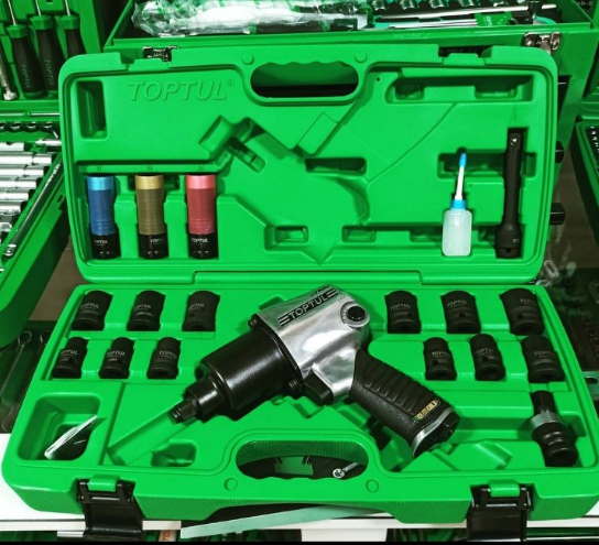 Набор пневмоинструмента TOPTUL 1/2" 27ед. GDAI2701 - фото 1 - id-p1168715672