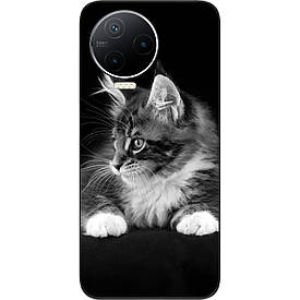 Силіконовий чохол Case для Infinix Note 12 2023 (X676C) з картинкою Кошеня