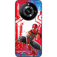 Силиконовый чехол Case для Realme 11 Pro Plus с картинкой Spider-Man