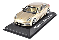 Коллекционная модель авто 1/43 Porsche Panamera Turbo S Executive Gold 2014 Minichamps