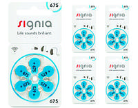Батарейки для слуховых аппаратов Signia 675 (Германия), Комплект 30 шт.