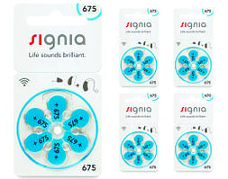 Батарейки для слухових апаратів Signia 675 (Німеччина), Комплект 30 шт.