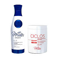 Portier Ciclos B-TOX Маsk Набор ботекс для волос 100/200 г