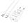 Мережевий зарядний пристрій BOROFONE BA65A Single port PD20W charger set(Type-C to Type-C) White, фото 4