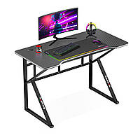 Геймерський комп'ютерний ігровий стіл HUZARO 1.6 Чорний професійний для дому офісу