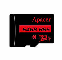 MicroSDXC (UHS-1) Apacer 64Gb class 10 R85MB/s