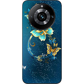 Чохол силіконовий Case для Realme 11 Pro Plus з картинкою Красиві метелики