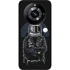 Чохол силіконовий Case для Realme 11 Pro Plus з картинкою Космонавт і місяць