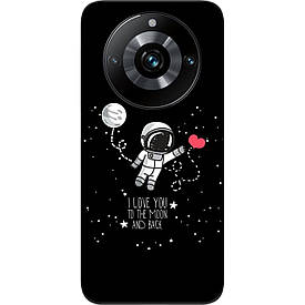 Чохол силіконовий Case для Realme 11 Pro Plus з картинкою Любов до місяця
