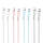 Кабель HOCO X97 Crystal color 60W silicone charging data cable Type-C to Type-C light gray, фото 3