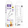 Кабель HOCO X97 Crystal color 60W silicone charging data cable Type-C to Type-C light gray, фото 5