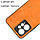Чохол для смартфона Cosmis Leather Case for Xiaomi Redmi Note 12 4G Orange, фото 5