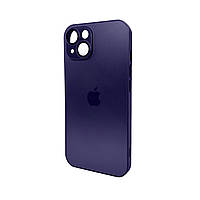 Чохол для смартфона AG Glass Matt Frame Color Logo for Apple iPhone 15 Deep Purple