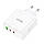 Мережевий зарядний пристрій HOCO N30 Glory PD65W three-port(2C1A) fast charger White, фото 4