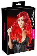 Парик Wig red wavy long, красный Китти