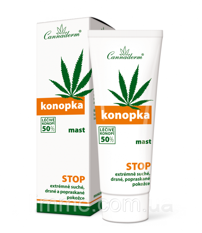 Mазь для сухої шкіри cannaderm Konopka75г