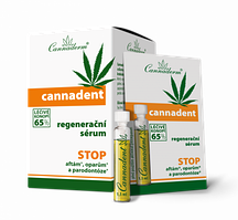 Сироватка для  догляду за губами і слизовою оболонкою рота Cannaderm Cannadent 10x 1,5 мл