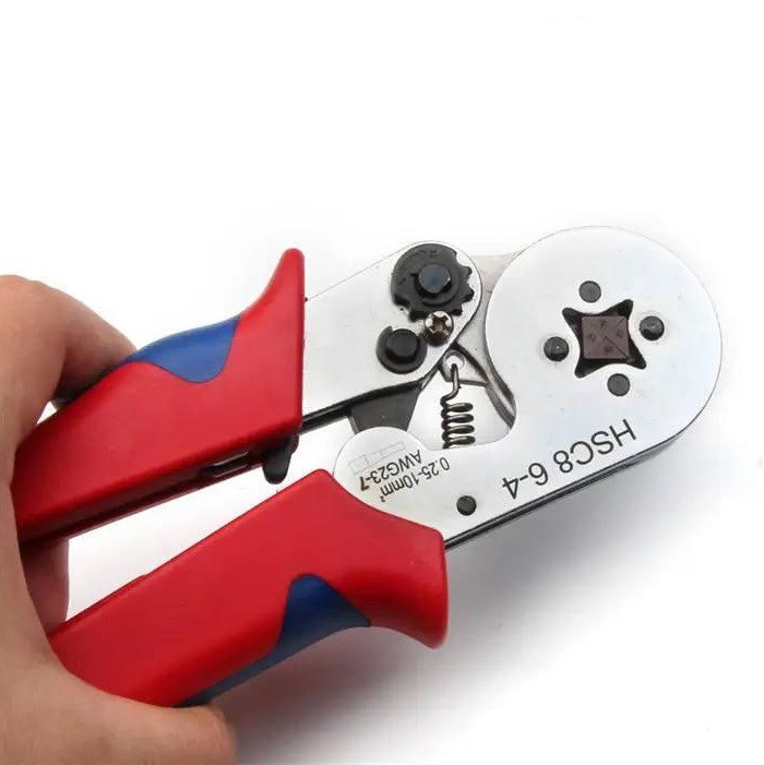 Обжимник проводов наконечников HSC8 6-4 0,25-10 мм2 AWG23-7 (ID ...