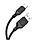 Кабель HOCO X90 Cool silicone charging data cable for Type-C Black, фото 4