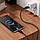 Кабель HOCO X90 Cool silicone charging data cable for Type-C Black, фото 6