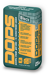 DOPS Block Клейова суміш для газо- та піно-блоків 25 кг