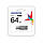 Flash A-DATA USB 3.2 UV 350 64Gb Silver, фото 3