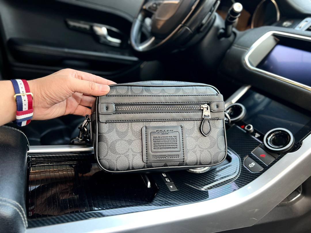 Чоловіча сіра Сумка Месенджер Coach