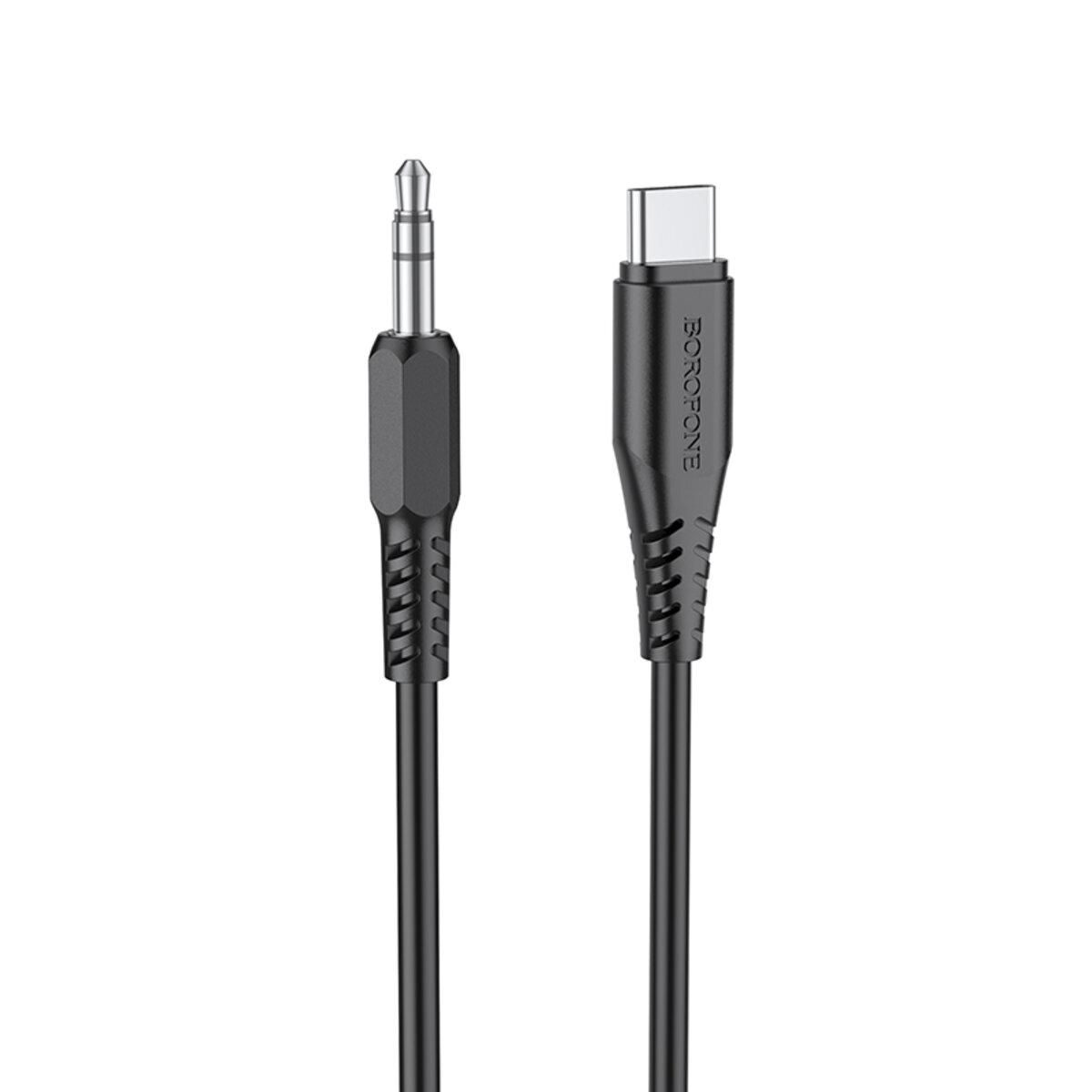 Аудiо-кабель BOROFONE BL8 Type-C digital audio conversion cable Black