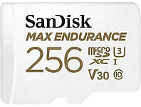 MicroSDXC (UHS-1 U3) SanDisk MAX Endurance 256Gb class 10 V30 (100Mb/s) (adapterSD)