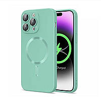 Чохол для смартфона Cosmic Frame MagSafe Color for Apple iPhone 15 Pro Light Green