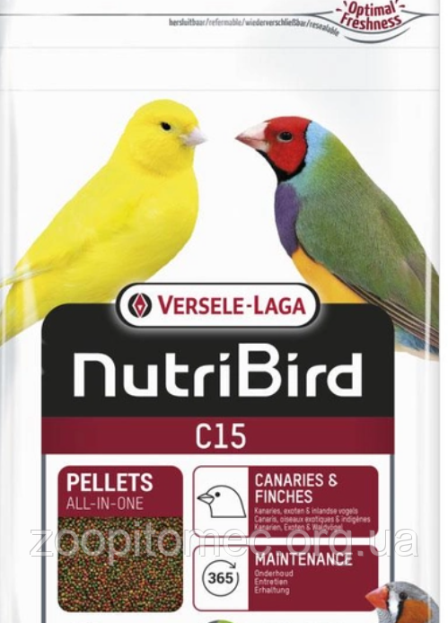 Корм для канарок та зябликів Versele-Laga (Верселе-Лага) NutriBird С15, 1 кг