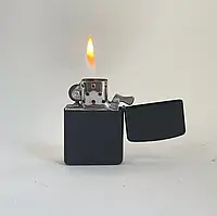 Зажигалка бензиновая типа Zippo, черная (мелкий опт)