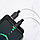 Кабель HOCO X21 Plus USB to Type-C 3A, 1m, silicone, silicone connectors, Black+White, фото 3