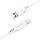 Кабель ACEFAST C3-02 USB to iP 2.4A, 1.2m, TPE, TPE connectors, White, фото 3
