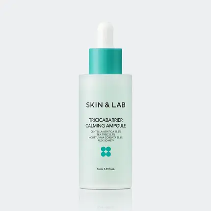 Заспокійлива сироватка SKIN&LAB Tricicabarrier Calming Ampoule 50 ml, фото 1