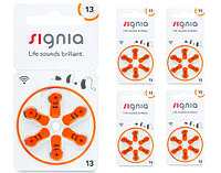 Батарейки для слуховых аппаратов Signia 13 (Германия), Комплект 30 шт.