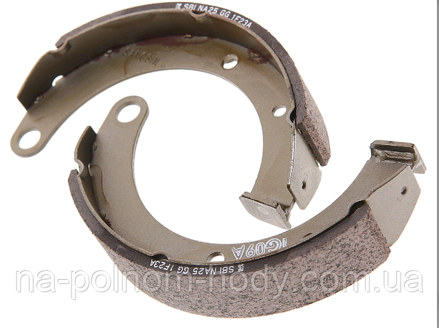 Гальмівна колодка ручка HYUNDAI H1 / H100 93-03 (к-т 2 шт.) HI-Q