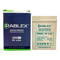 Аккумулятор Rablex 6V 4.5A (для весов)