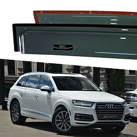 Дефлектори вікон вітровики на Audi Q7 2015-2020 (скотч) HIC